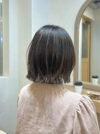 ショート カラー 神戸ボブ✂️ ioe三宮/田 伸佳のヘアスタイル