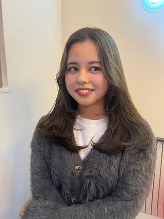 カラー 🍒暖色/艶カラー/ moe🍒のヘアスタイル