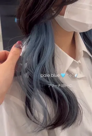 セミロング カラー ハイトーン/ゆるふわ 🎨𖥔ׁTOMO♡のヘアスタイル