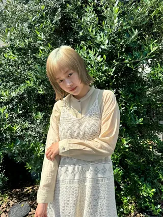 ショート nalu.所属・前山 七海のヘアスタイル