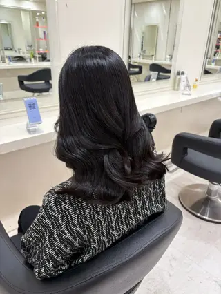 セミロング カラー 💟RINNA 艶カラー💟のヘアスタイル