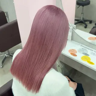 カラー ピンク率90%🎀× 肌映えカラー小川新大のヘアスタイル