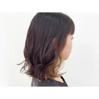 セミロング merci.所属・🌻あいり merci.🌻のヘアスタイル