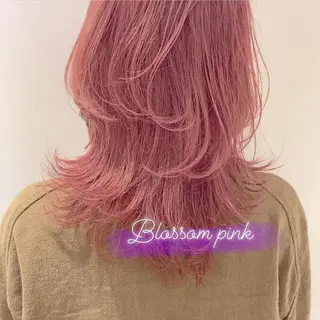 セミロング カラー ヘアアレンジ レイヤーカット指名 No.1💖マユカのヘアスタイル