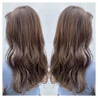 ロング カラー 村山 茉衣のヘアスタイル