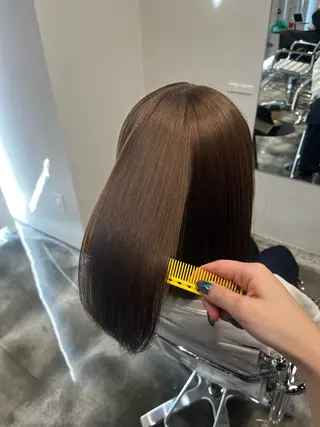 カラー 姫夏 /ハイトーン艶髪🎀のヘアスタイル