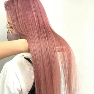 ロング miyu ハイトーン/レイヤーのヘアスタイル