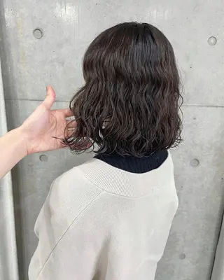 ショート パーマ ボブパーマコテ巻き風 パーマNo1深江秀平のヘアスタイル