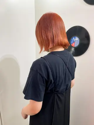 ミディアム カラー パーマ 💖美髪矯正💖 辻未侑のヘアスタイル