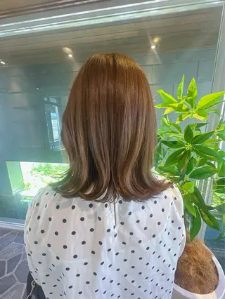 ミディアム カラー nambu-GARDEN所属・和泉海咲/ 艶髪💖大人可愛いのヘアスタイル