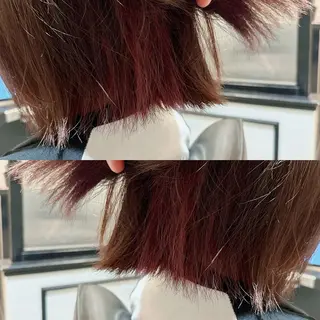ミディアム カラー COCO design所属・TR付きカット無料✨ ✨いのうえもなみのヘアスタイル