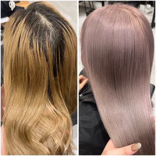 セミロング カラー MAKO ❤️‍🔥NEXTのヘアスタイル