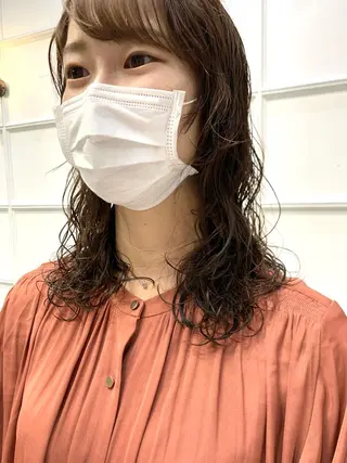 セミロング パーマ GO TODAY 原宿本店所属・髪質改善/縮毛矯正 /DAIKIのヘアスタイル