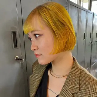 ショート ☘️かわいいハイトー ン☘️nonokaのヘアスタイル