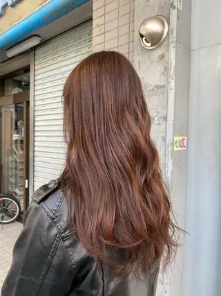 ロング ゆぴ☾‪/推しカラー /ハイトーンのヘアスタイル