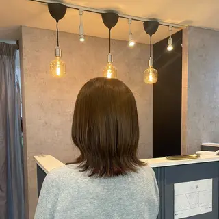 ミディアム 手塚 凜のヘアスタイル