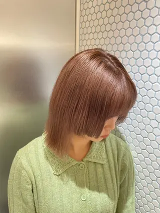 ミディアム カラー ハイライトカラー ❤︎hirokoのヘアスタイル
