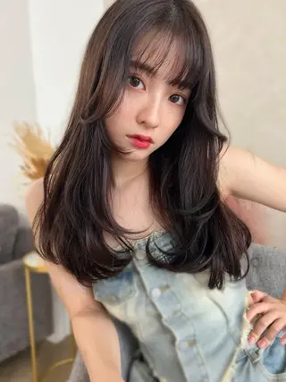 ロング カラー ANGELICA 難波店のヘアスタイル