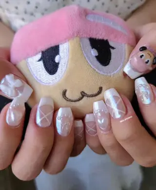 ネイル 3dパーツ/流行り 👧shushu❤️のネイルデザイン