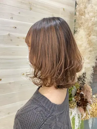 ミディアム 韓国ヘア/艶カラー minamiのヘアスタイル