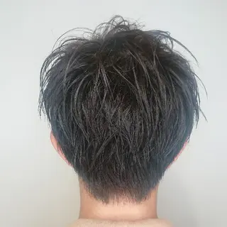 メンズ カラー パーマ ヘアアレンジ ブリーチ/ヘアケア/ 艶髪/イギチハルのヘアスタイル