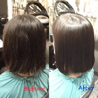 ミディアム カラー Annon プライベートサロンのヘアスタイル