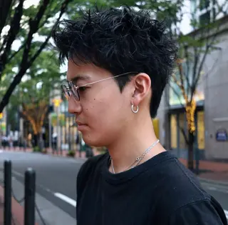 メンズ NUMBER THREEのヘアスタイル