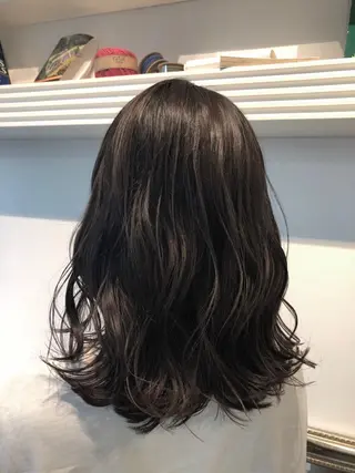 ミディアム カラー 💐パーソナルカラー /市橋加菜💐のヘアスタイル