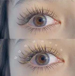 マツエク・マツパ Cute B e au t yのマツエク・マツパデザイン