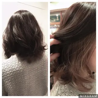 ミディアム カラー 小森谷 亮太のヘアスタイル