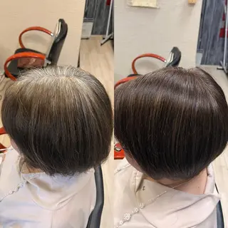 ショート カラー ✨髪質改善・縮毛矯正 専門美容室マーベルのヘアスタイル