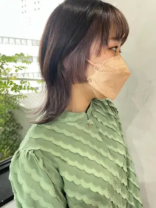 ミディアム newi梅田🫧韓国 ヘア🫧sakiのヘアスタイル