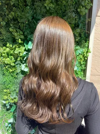 ロング カラー 透明感カラー/韓国 ヘア🩶yuri🩵のヘアスタイル