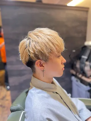 ショート パーマ メンズ LoRE hair coordinate 京都駅前店所属・島田 龍生のヘアスタイル