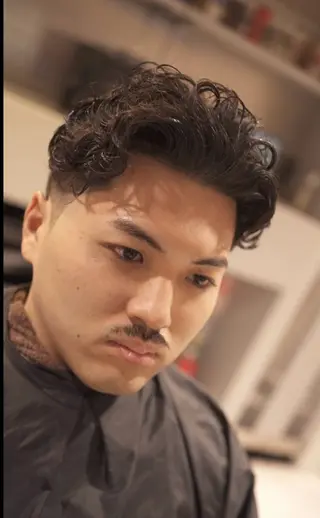 パーマ メンズ ヘアーサロンチョップショップ所属・吉祥寺駅 takumiのヘアスタイル