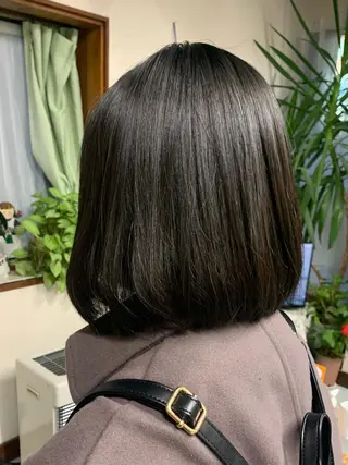 ミディアム パーマ ストウ ナナエのヘアスタイル