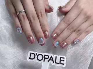 ネイル D‘OPALEサロン所属・長さ出し専門店 上野kkのネイルデザイン