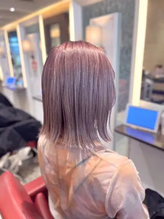 ミディアム カラー 艶髪/アレンジ/ 野口緑のヘアスタイル