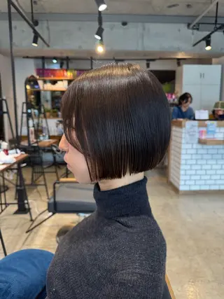 ショート 韓国レイヤー /艶カラー/ᴿᴵᴺのヘアスタイル