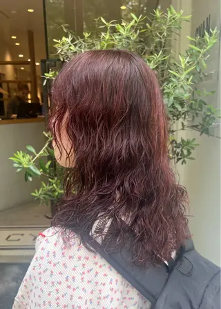 セミロング パーマ/名古屋パーマ / コデラ ナナホのヘアスタイル