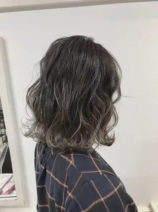 ミディアム カラー lani 天神大名/ブリーチのヘアスタイル