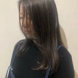 ロング カラー レイヤーカット/ 透明感カラーmikuのヘアスタイル