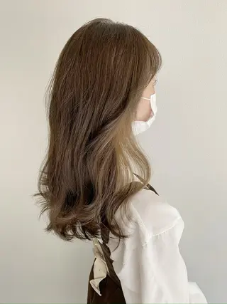 セミロング 指名支持率NO.1 スタイリストのヘアスタイル