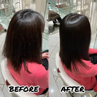 ロング 髪質改善美容師 鈴木のヘアスタイル