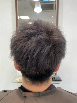 ショート カラー メンズ Aloa登戸所属・武田 学のヘアスタイル