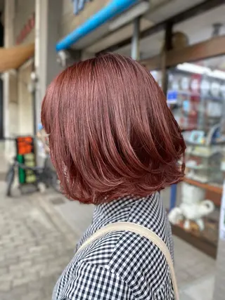 ショート ゆぴ☾‪/推しカラー /ハイトーンのヘアスタイル