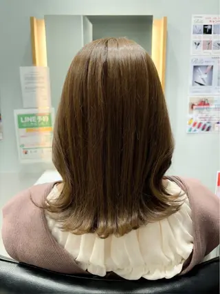 ミディアム ショート ボブ/ 松田優心のヘアスタイル