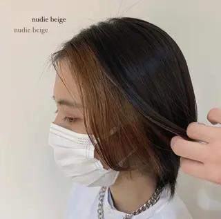 ショート カラー AI TOKYO S所属・mizuki 【韓国レイヤー】のヘアスタイル