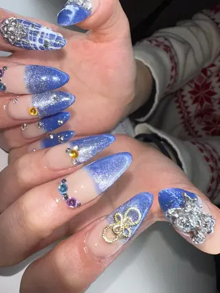 セミロング YOKOSUKA⚓️ NAILSのネイルデザイン