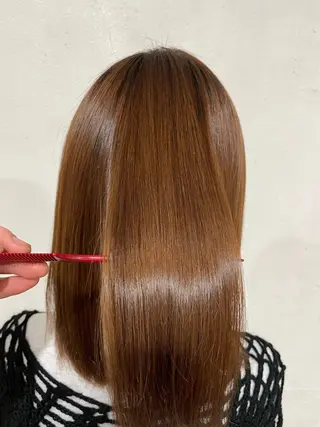 セミロング パーマ 【お洒落パーマ】 Elme　肥塚康汰郎のヘアスタイル